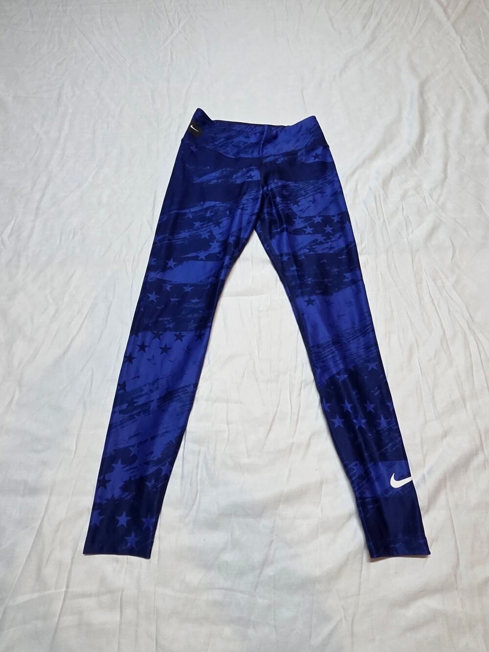 Nike Dri-FIT Royal Blue Star Print Leggings